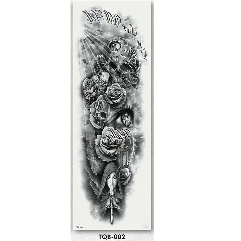 Full Arm sleeve Tattoo Waterproof temporary tattoo Sticker