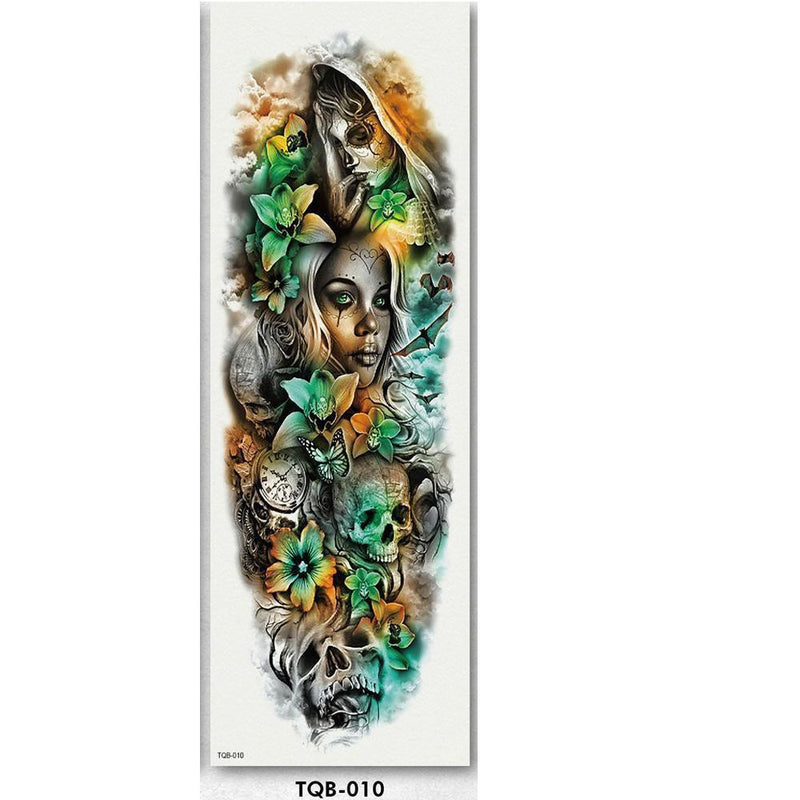 Full Arm sleeve Tattoo Waterproof temporary tattoo Sticker