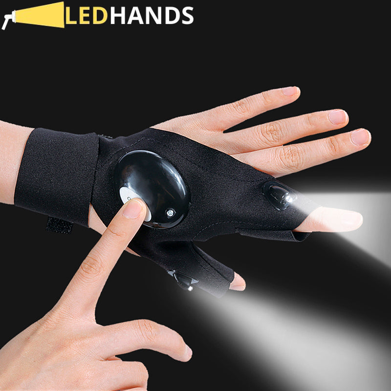 The Glove with LED Finger Light