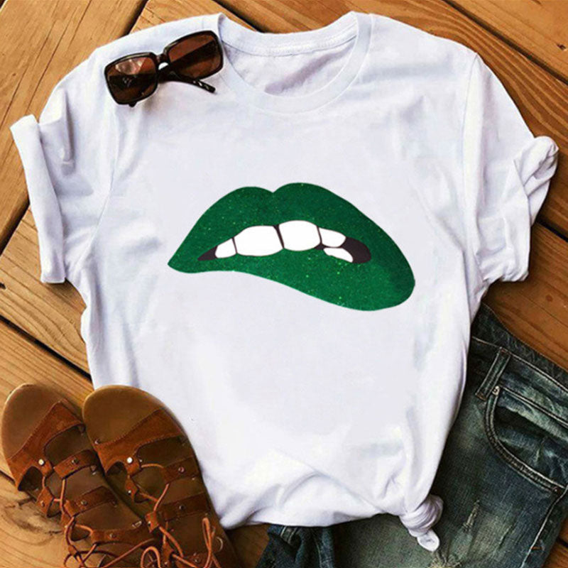 Simple Printed White T-shirt