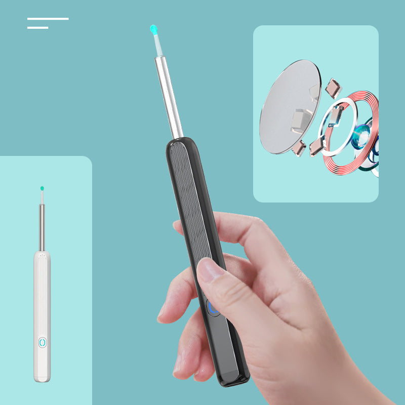 Wi -Fi Visible Wax Elimination Spoon, USB HD Load Otoscope