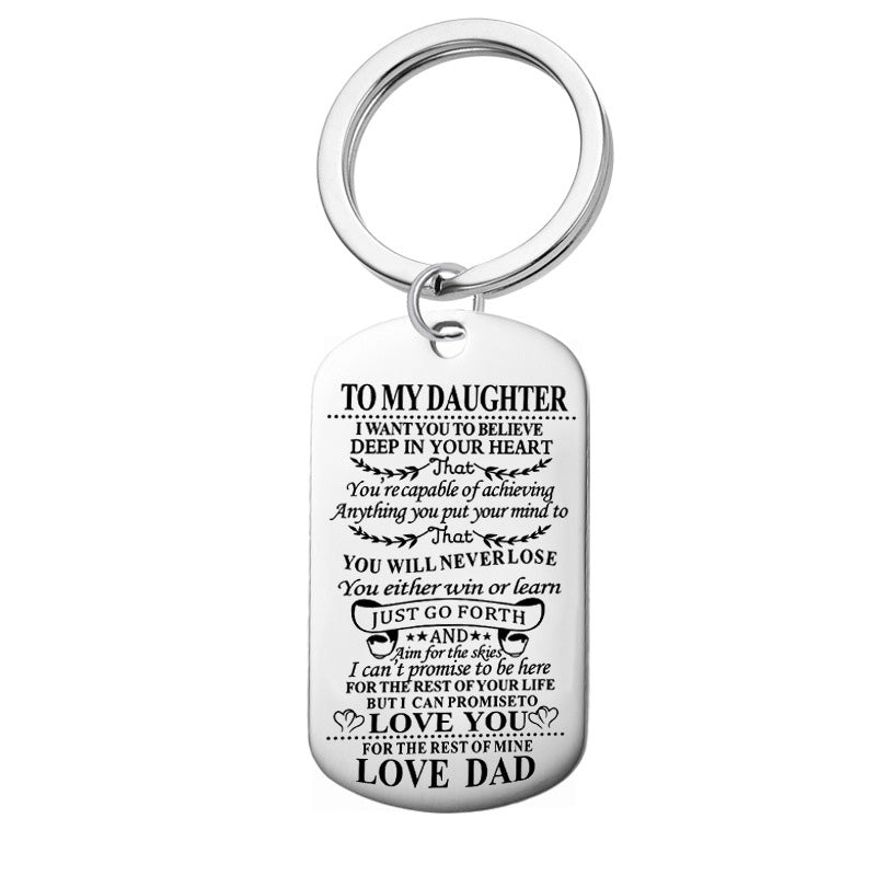 LOVE YOU - Inspirational Keychain