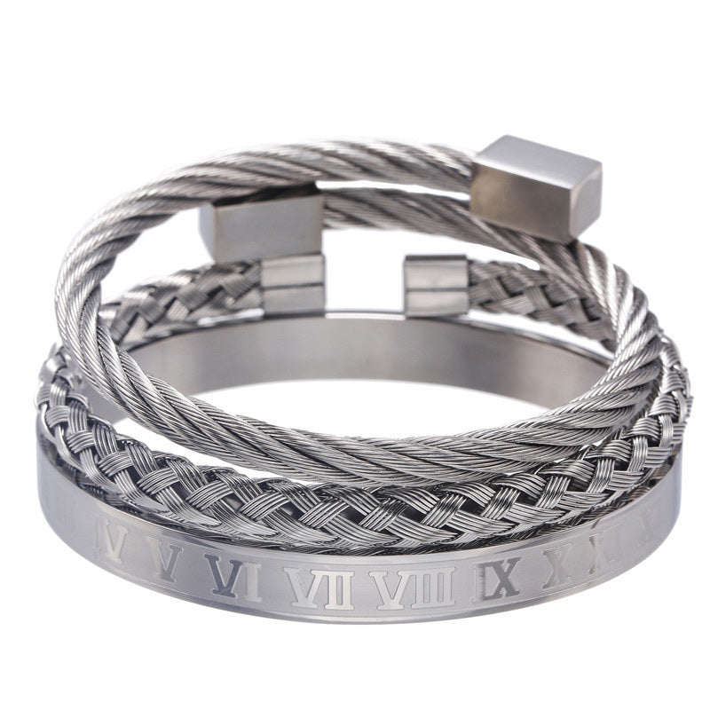 Woven Stainless Steel Bracelet