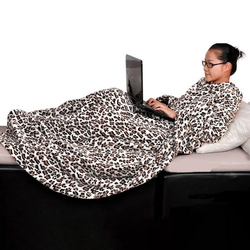 Full Body Snuggle Blanket With Sleeves