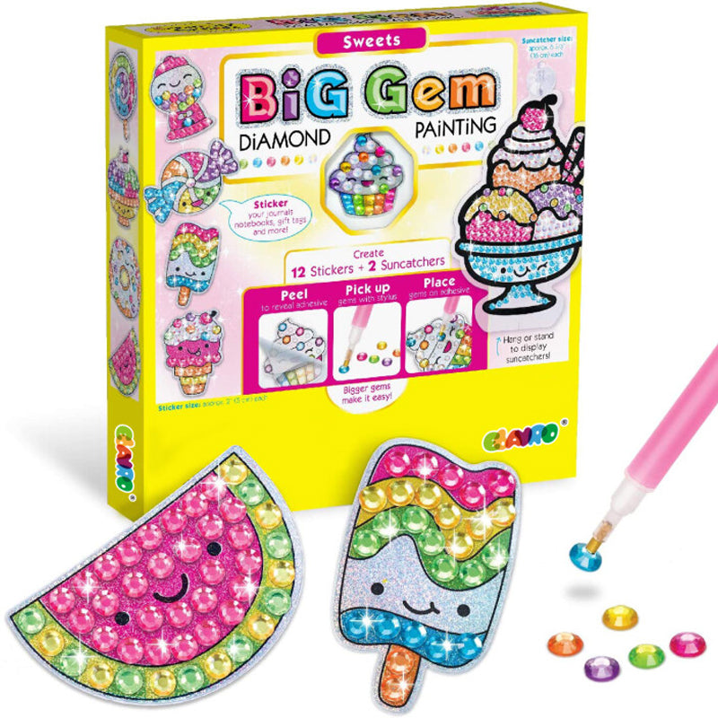 Big Gem Diamond Painting Stickers for Kids