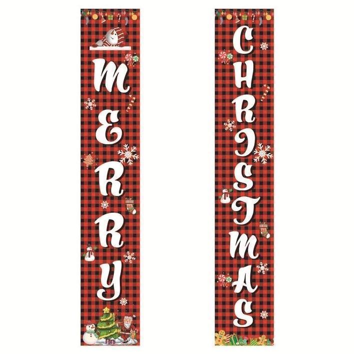 Christmas curtain couplet