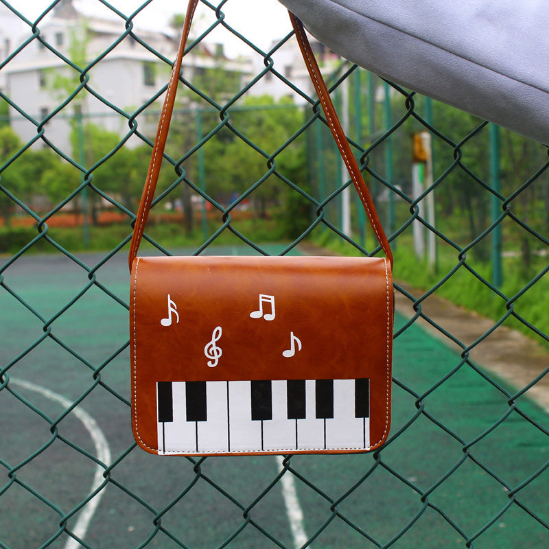 Piano Keys Music Note Shoulder Bag