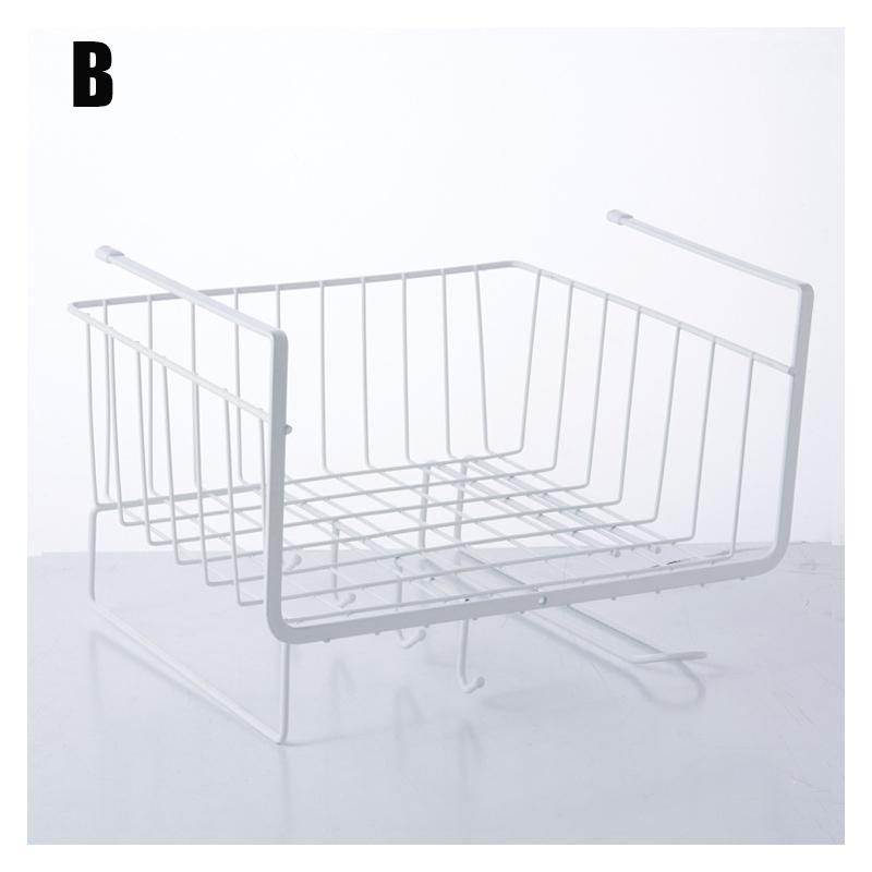 Storage Basket Kitchen Metal Hanging Rack