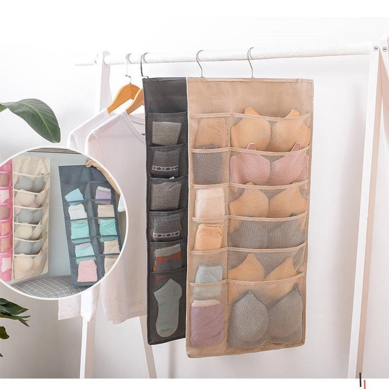 Wardrobe Hanging Underwear Storage Bag