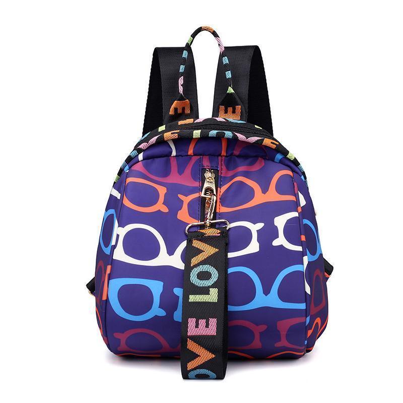 Floral Waterproof Shoulder Bag Backpack