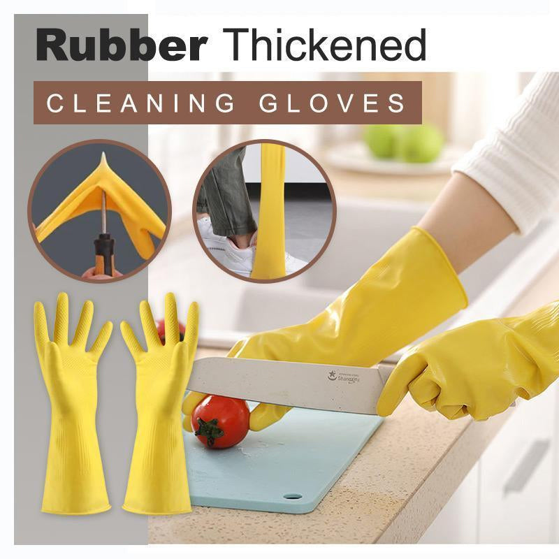 Rubber Thickened Cleaning Gloves