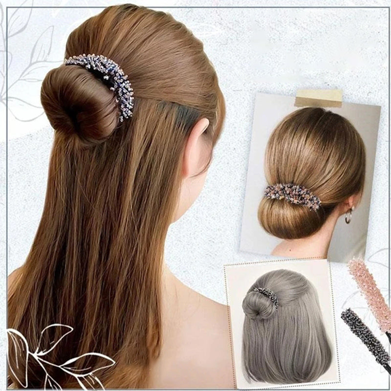 Rhinestone Easy Bun Maker