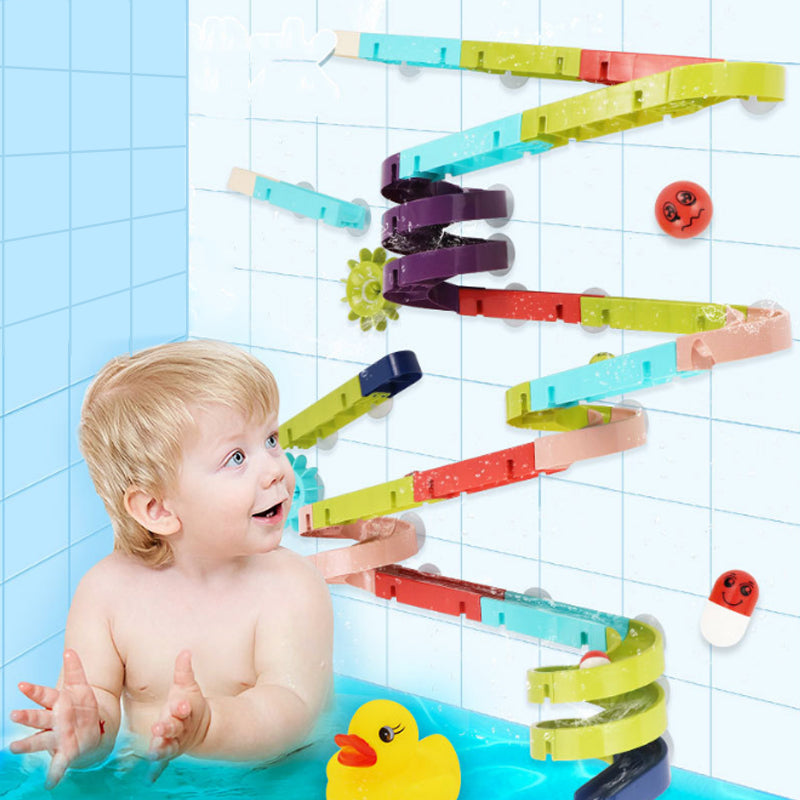 Baby Bath Toys DIY Assembling Track