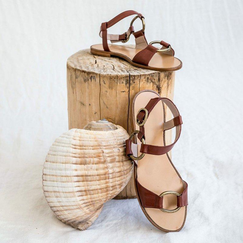 Buckle Flat Heel Sandals