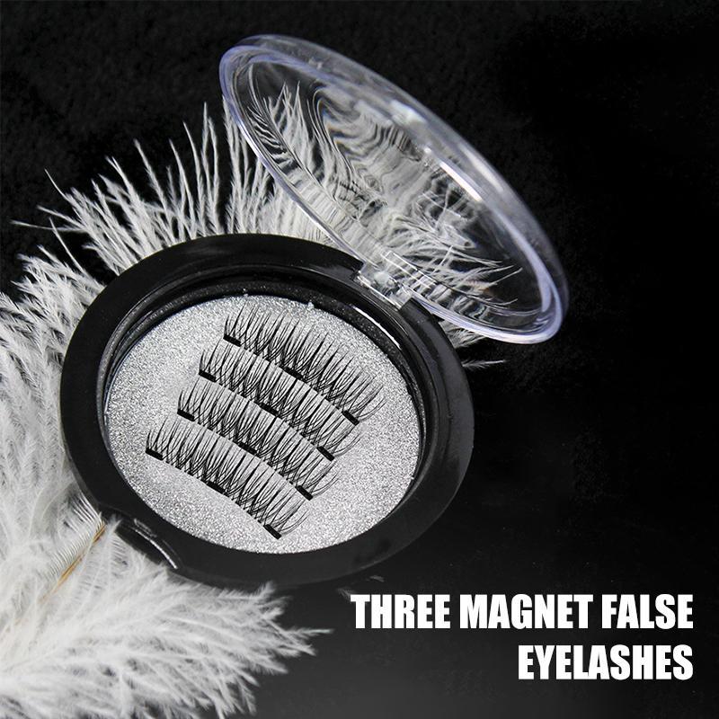 3D Magnetic Eyelashes without Glue