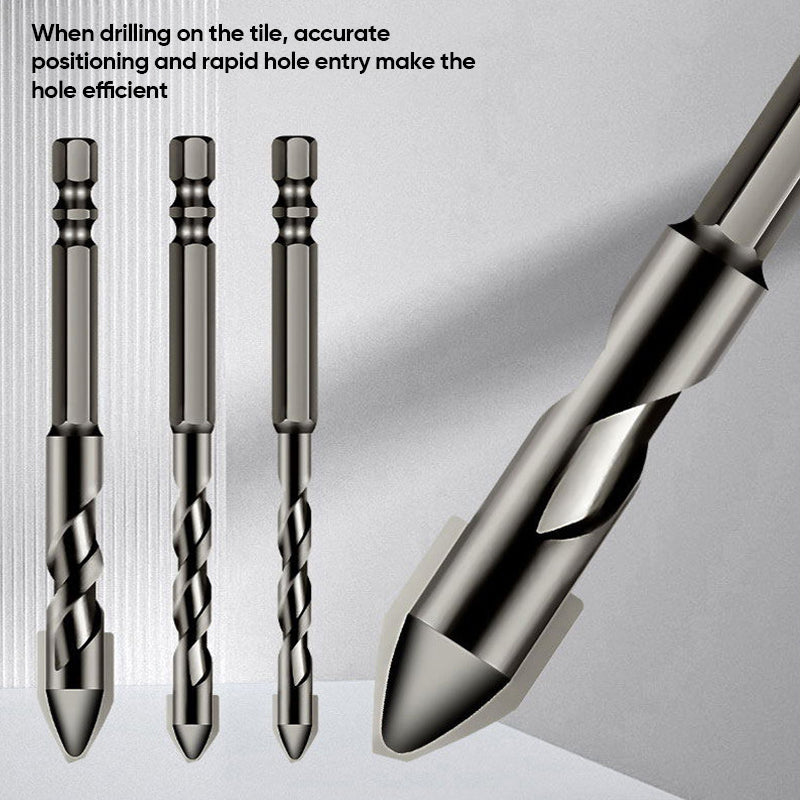 High-strength eccentric twist drill bit