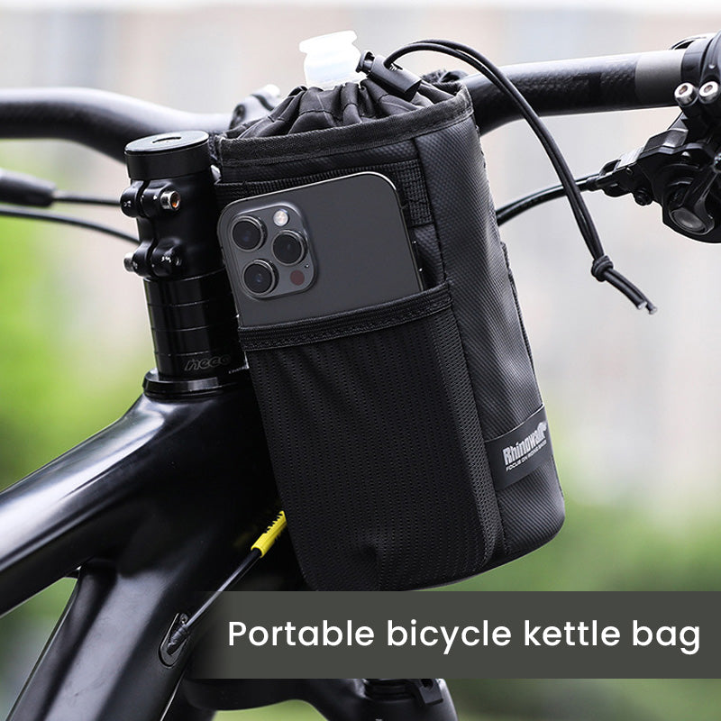 Portable bicycle kettle bag