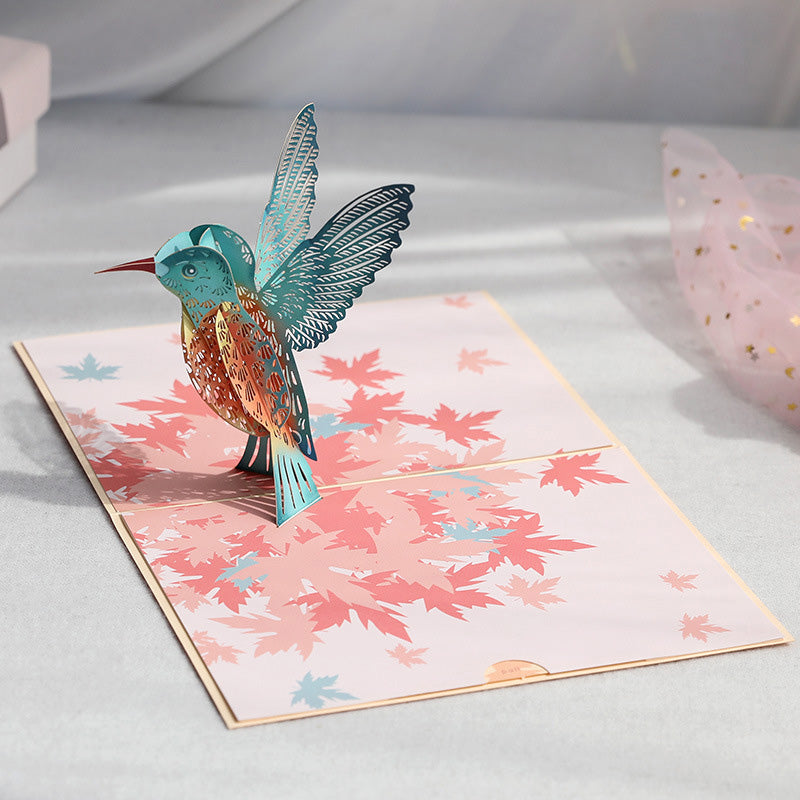 Hummingbird 3D Card