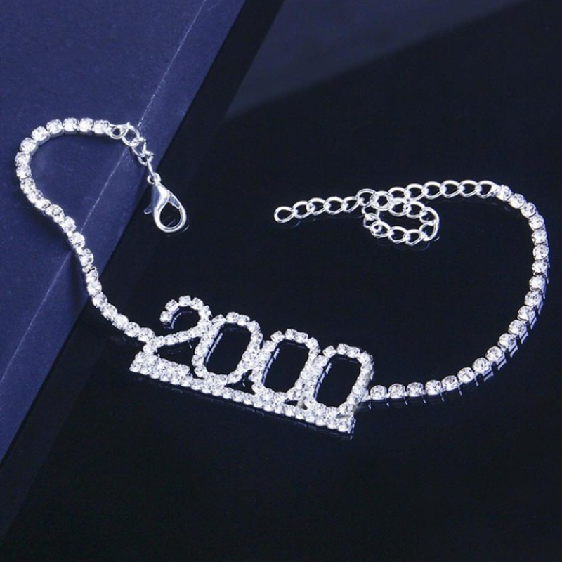 1985-2020 Birth Year Number Anklet