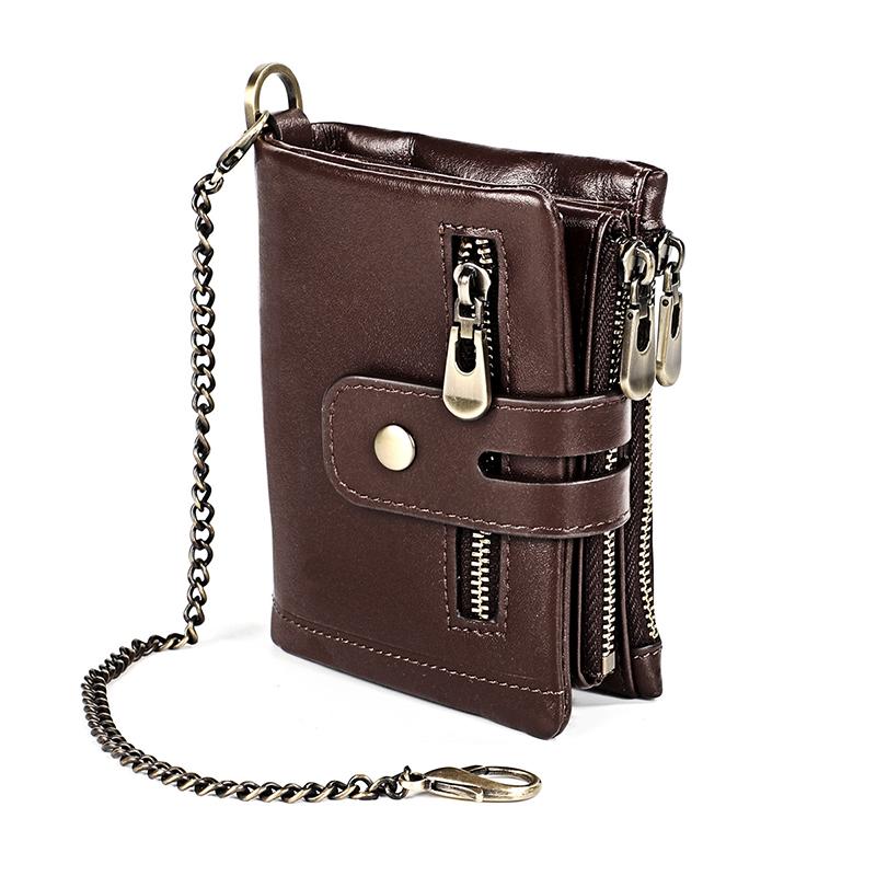 Retro Wallet with Zipper