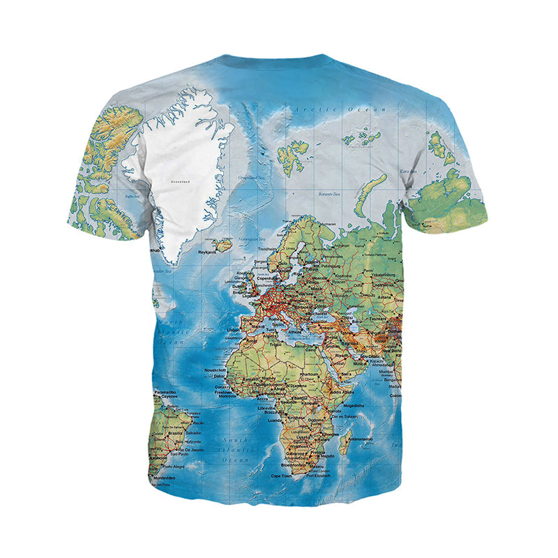 World Map Men's T-shirt & Hoodie