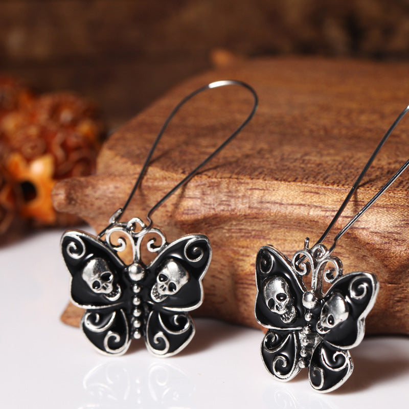 Black Butterfly Earrings