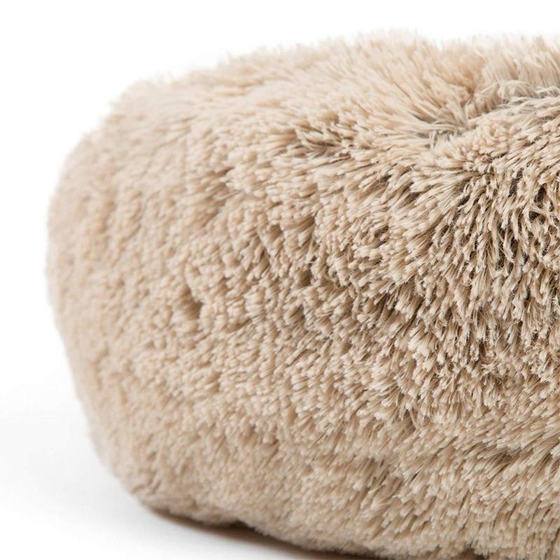 Cozy round pet bed