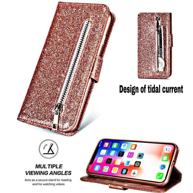 Zipper Wallet PU Leather phone Case