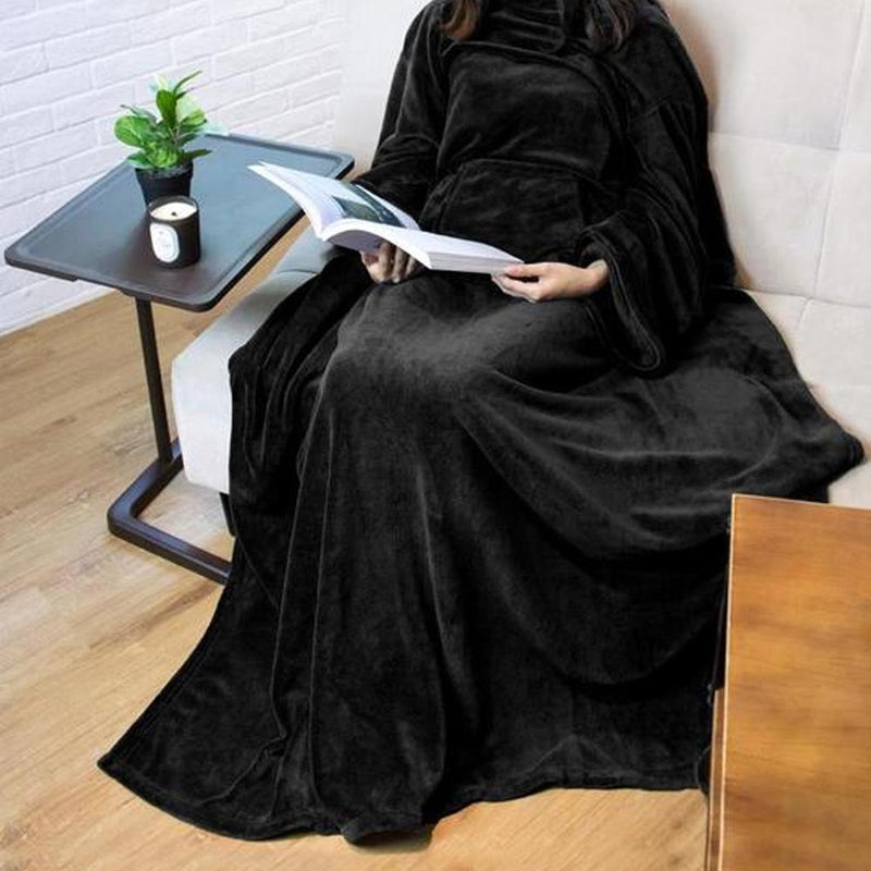 Full Body Snuggle Blanket With Sleeves