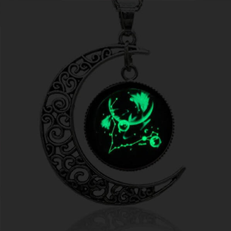 Zodiacal Type Moon Necklace