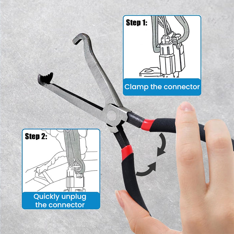 Car oil pipe separation pliers