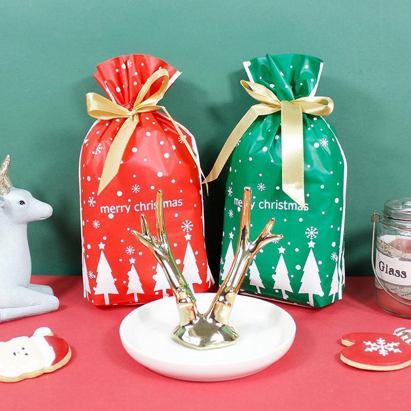 Drawstring Christmas Gift Bags（50 pcs）