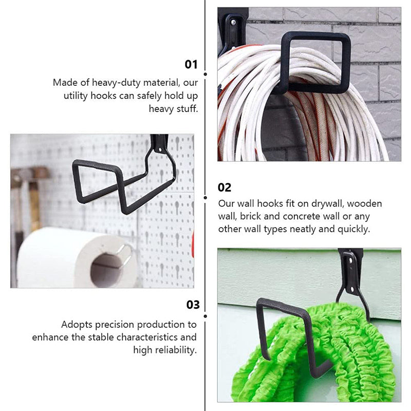 Heavy-Duty Water Pipe Wire Storage Hook