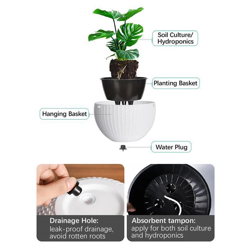 Automatic Water Supply Flowerpot