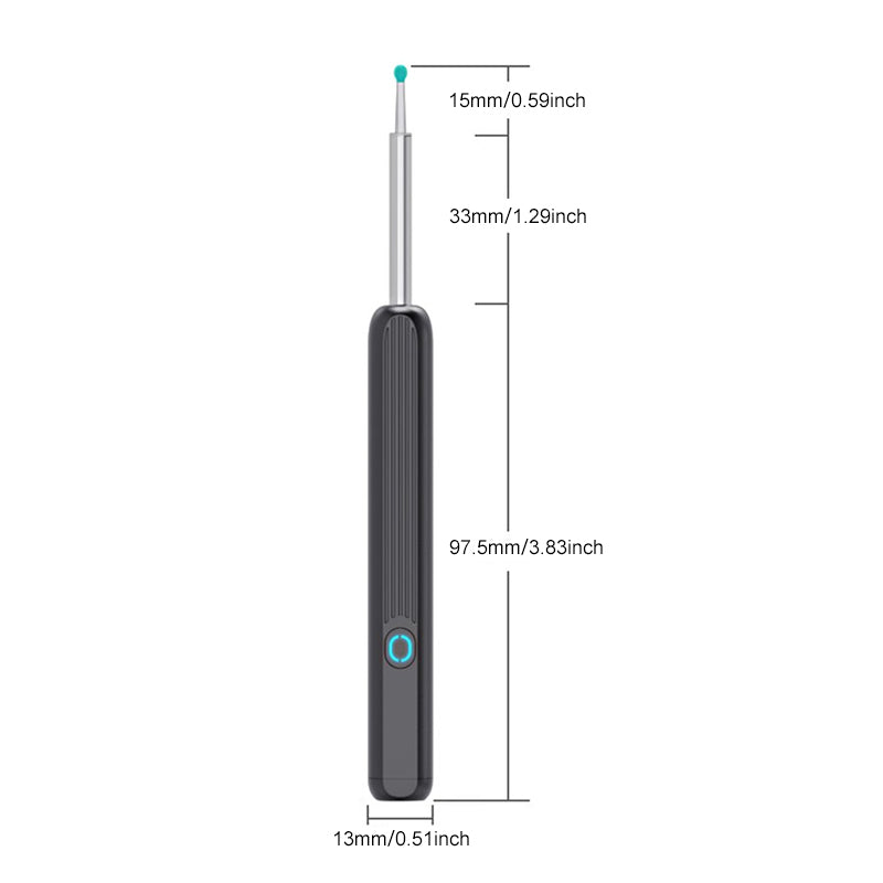 Wi -Fi Visible Wax Elimination Spoon, USB HD Load Otoscope