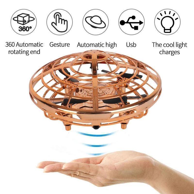 Mini UFO induction aircraft