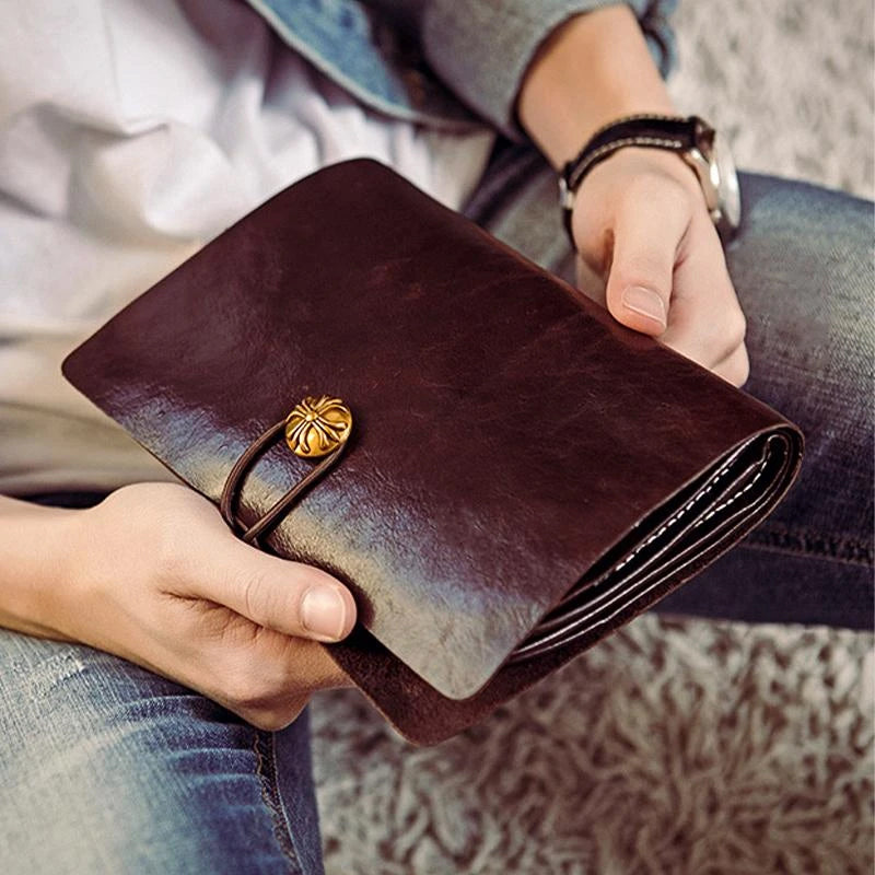 Men Vintage Card Holder Long Wallet