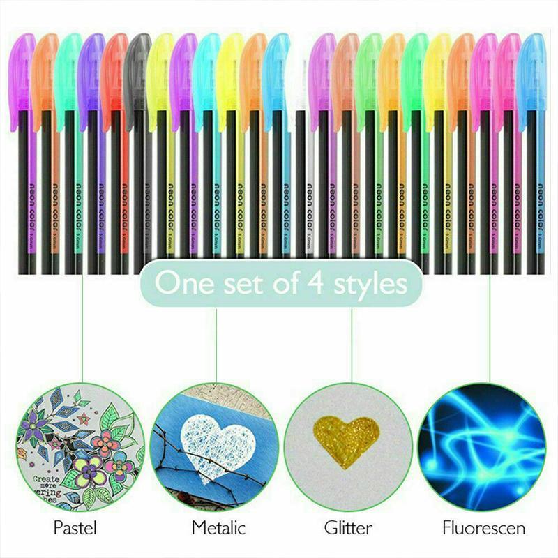 Gel Pen Coloring Set