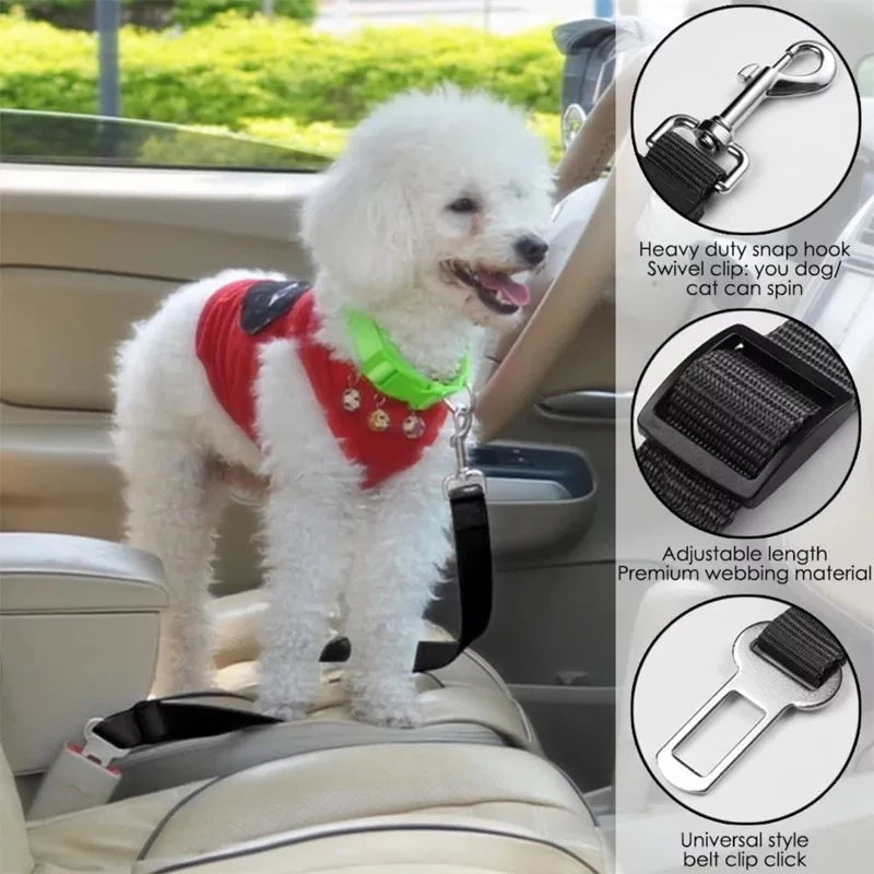 Adjustable Pet Car Seat Belt Dogs Accessoires