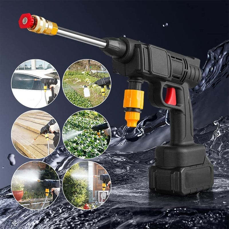 Cordless Portable High Pressure Spray Water Gun Set