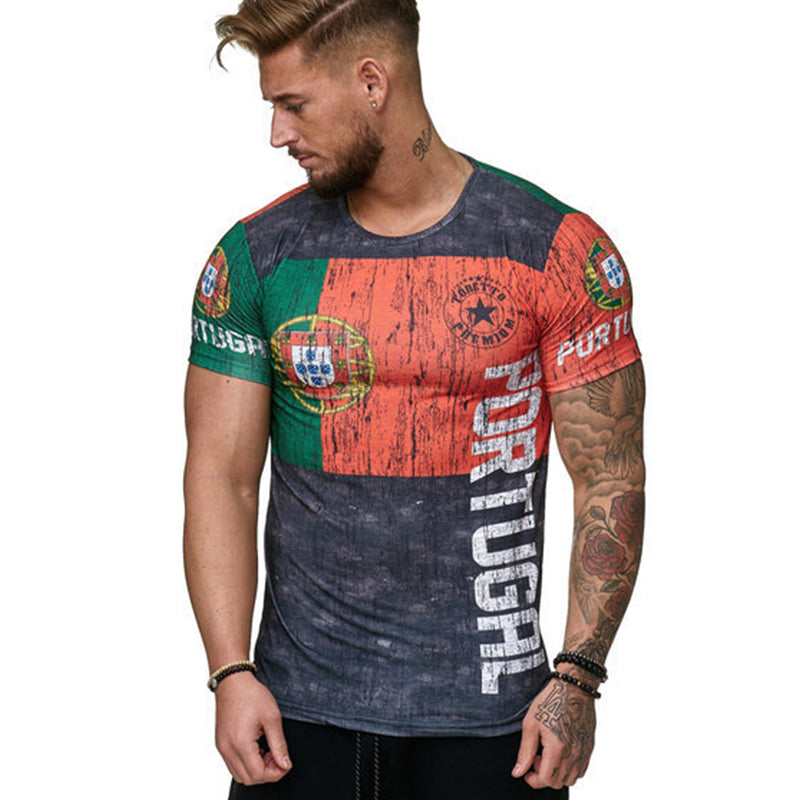 Men Sports Shirt Oversize Tops