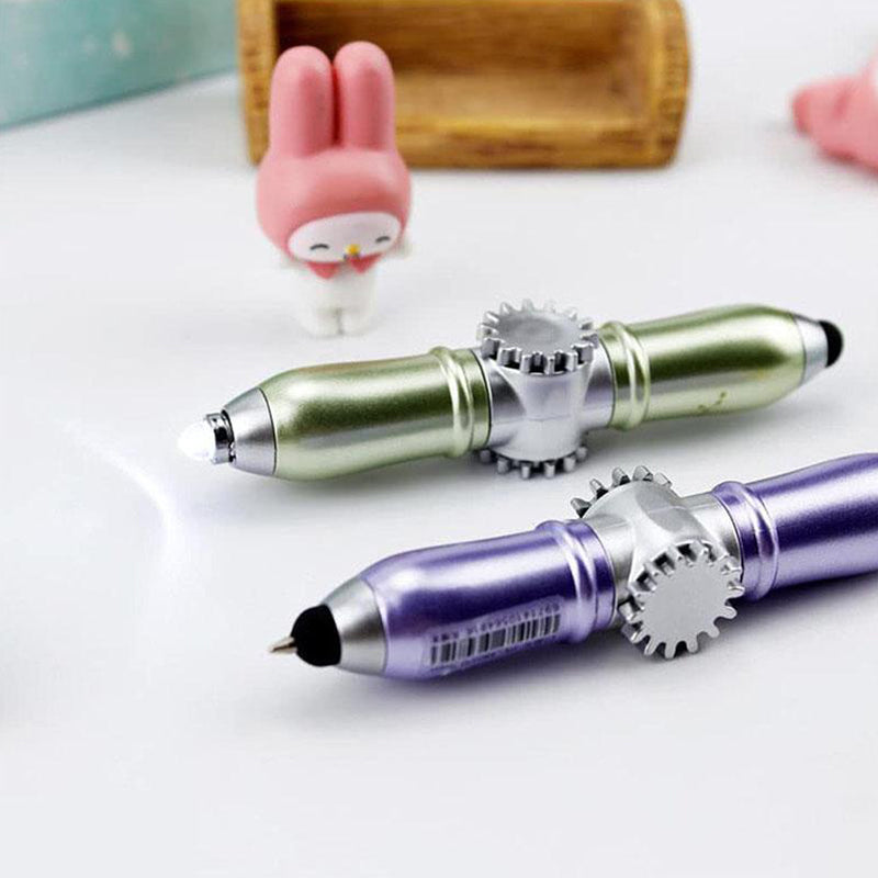 LED Rotating Touch Screen Fingertip Pen