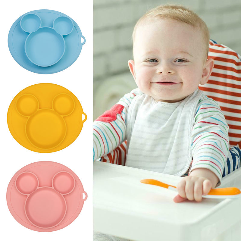 Baby Silicone Plate Kids Bowl