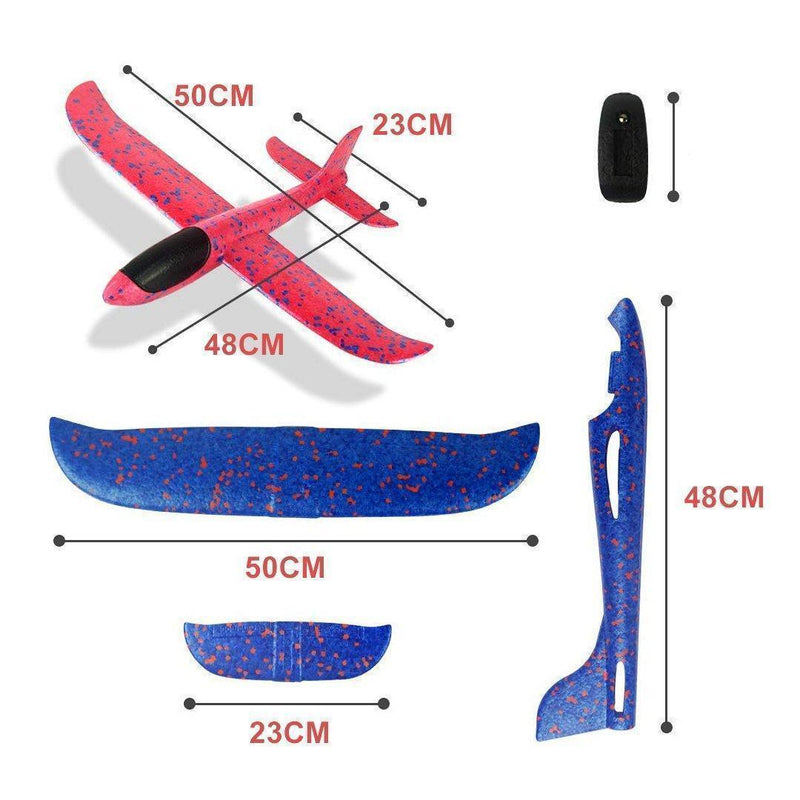 Foam Plastic Flying Glider Airplane(2PCS)