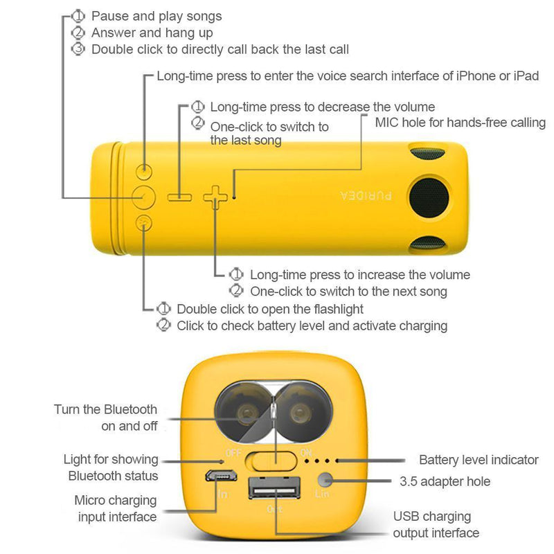 Multi-functional Outdoor Bluetooth Speaker