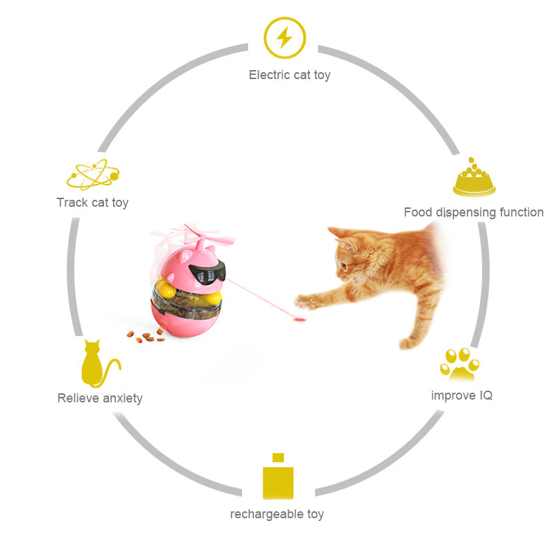 Cat Laser Food Dispensing Toys