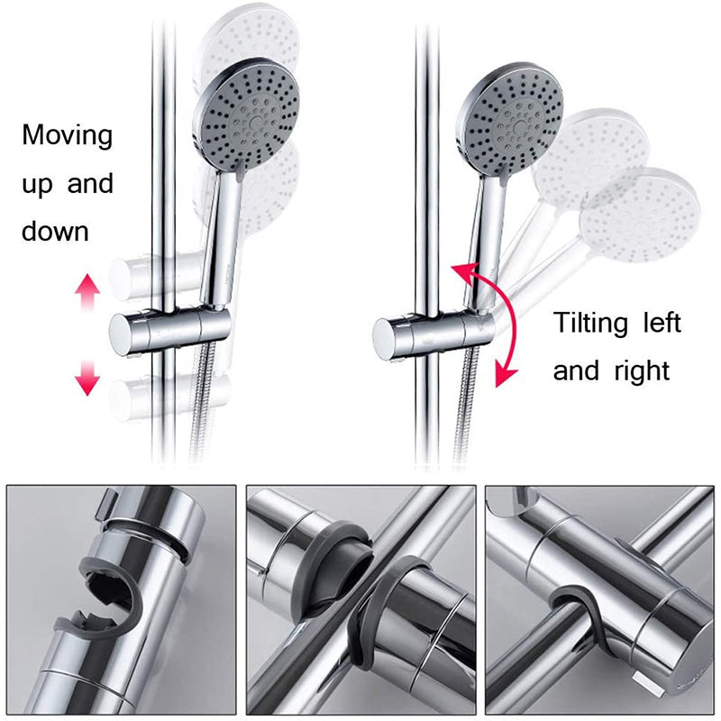 【SUMMER SALE:50% OFF】Adjustable Shower Head Holder For Slide Bar