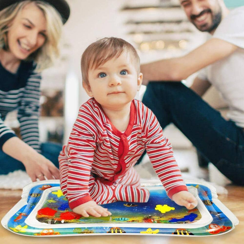 Inflatable Tummy Time Water Sensory Mat for Baby&Pet