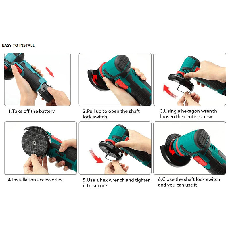 12V Mini Angle Grinder Machine