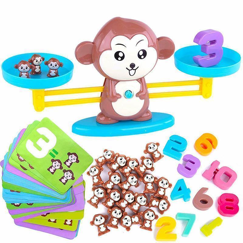 Monkey Balance Cool Math Game for Kids